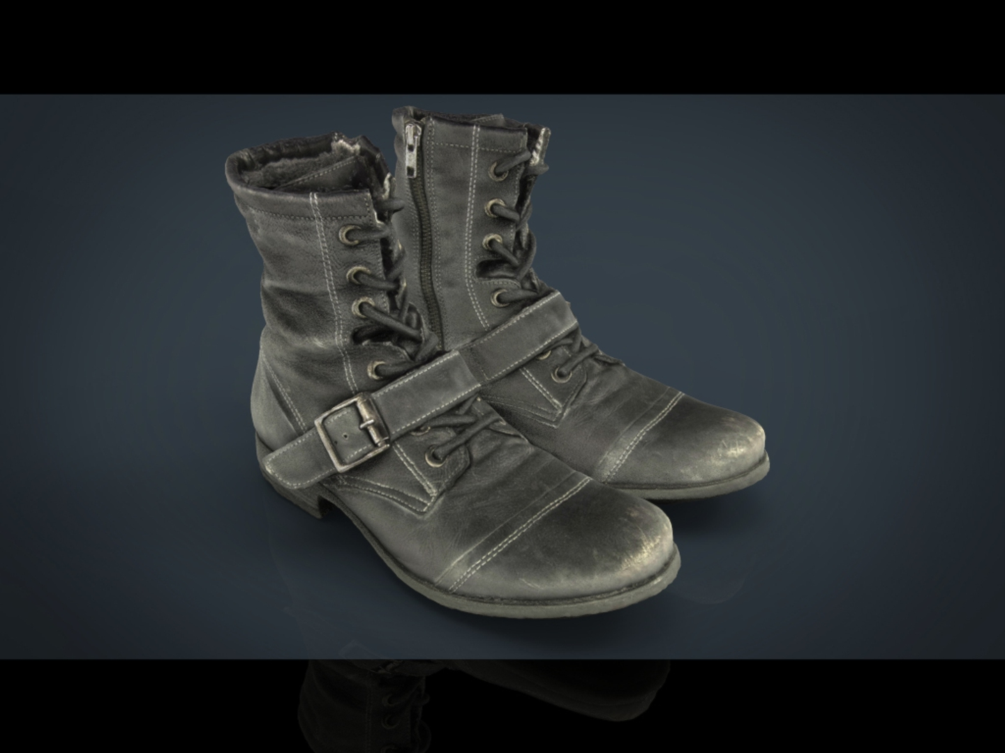 3D Model Leather Boots - TurboSquid 1305634