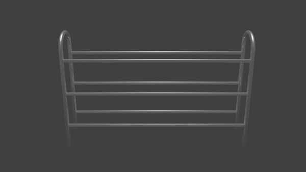 basketball ball rack 3d model