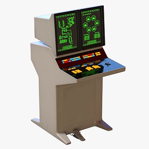 Retro-futuristic Computer 3D model