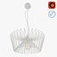 3D lattice loft chandelier model