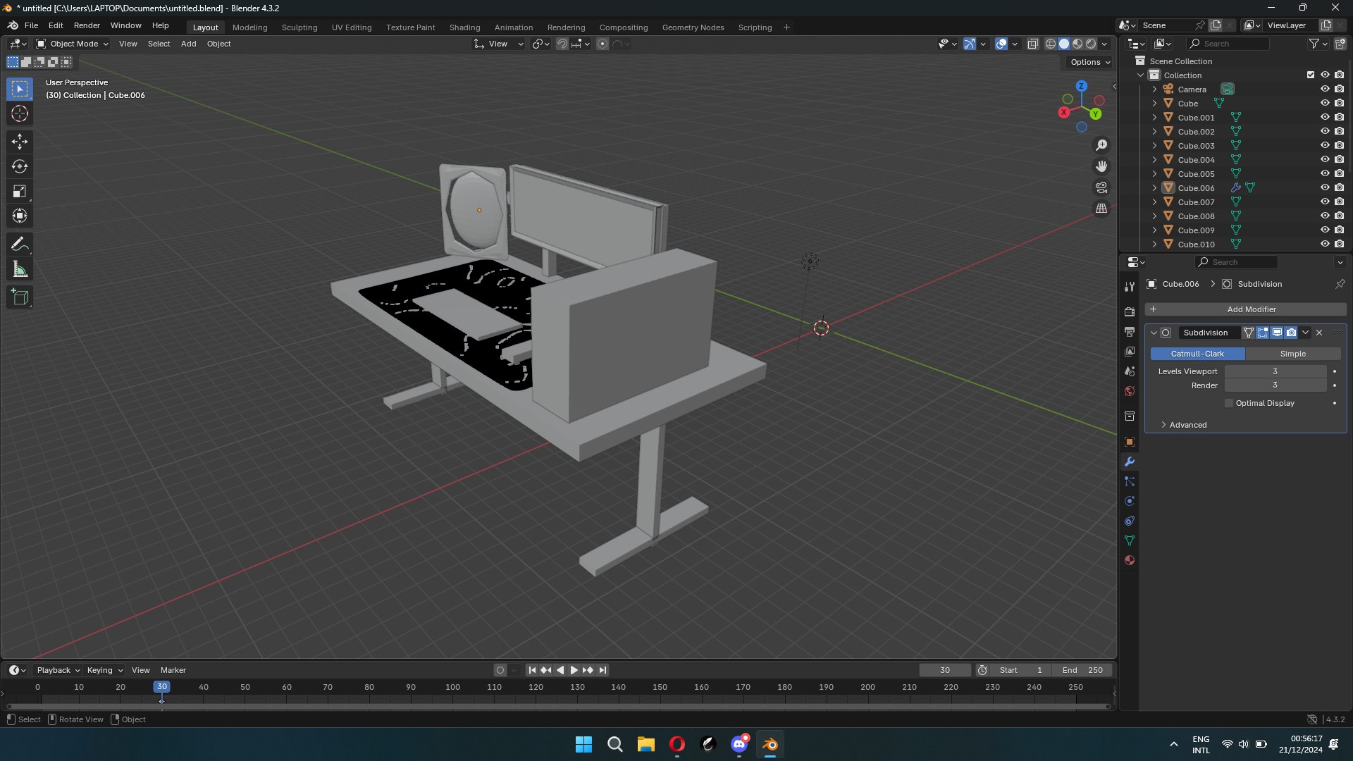 Gaming Setup Model Dual Monitor Streaming 3D Model - TurboSquid 2327558