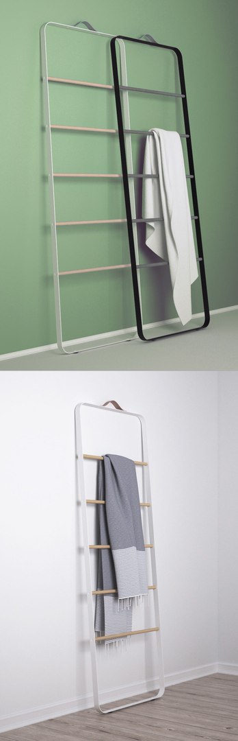 3D Menu Bath Towel Ladder Model TurboSquid 1225496