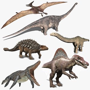Dino Extra Pack 8K - fully animated
