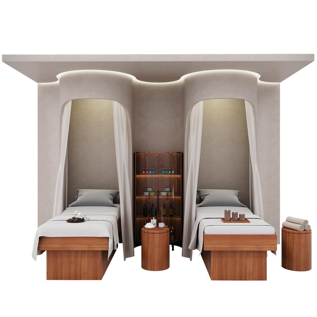 3D Spa Salon Raffles Model - TurboSquid 2289472