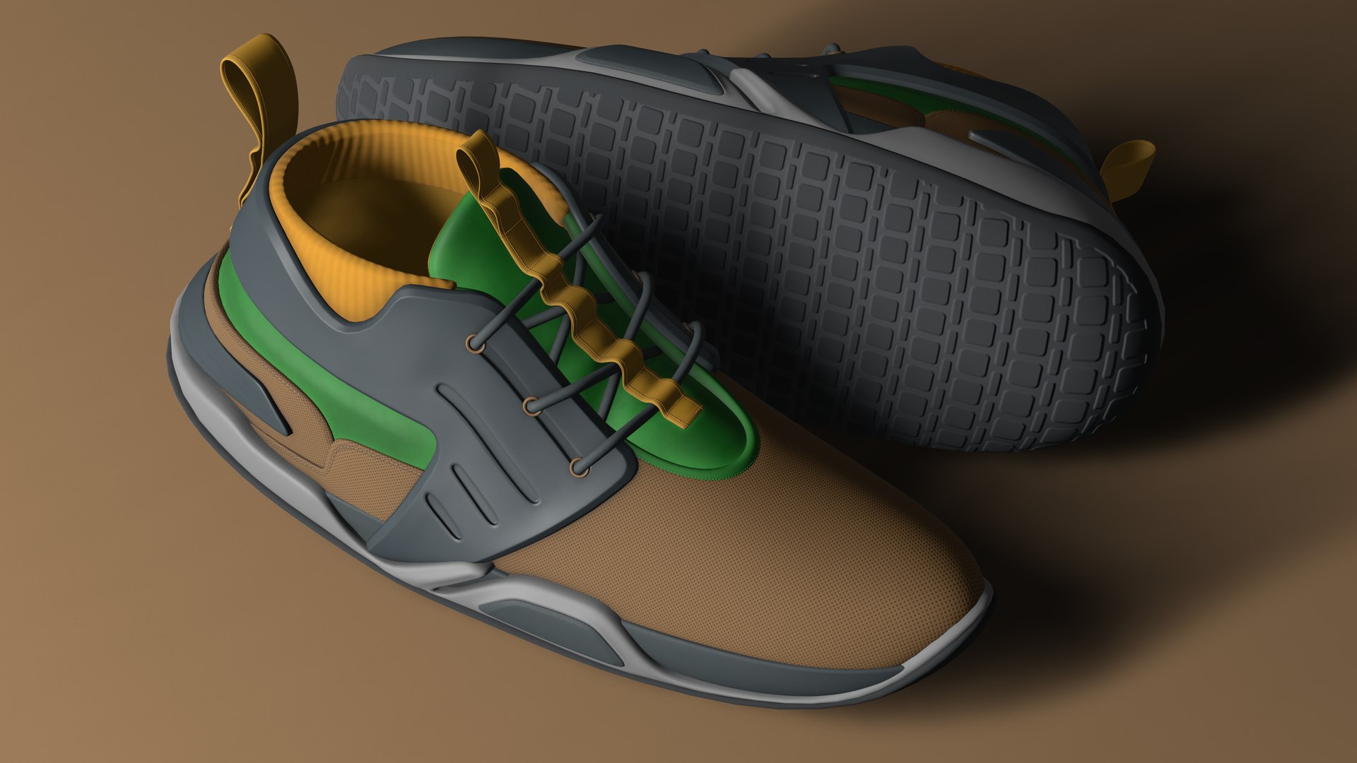 3D Model V1 Sneakers Car Design Inspired - TurboSquid 1996832