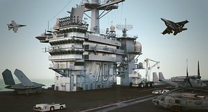 cvn uss carl vinson 3d max