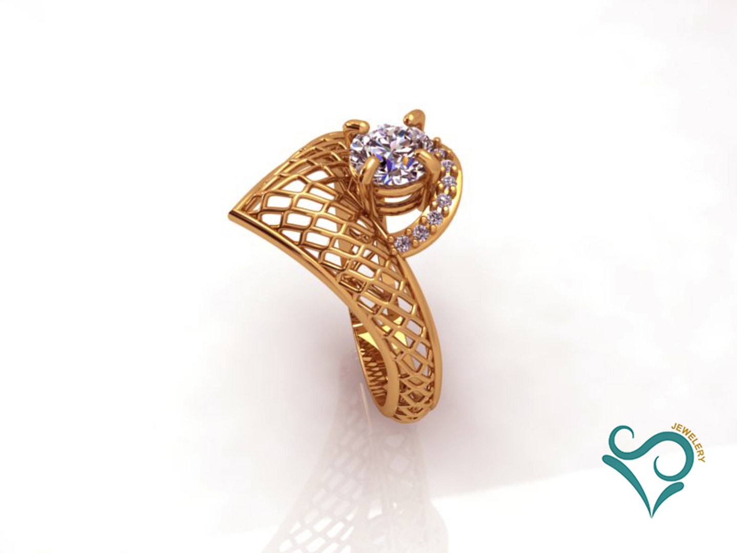 3D model modeler printing ring gold - TurboSquid 1336338