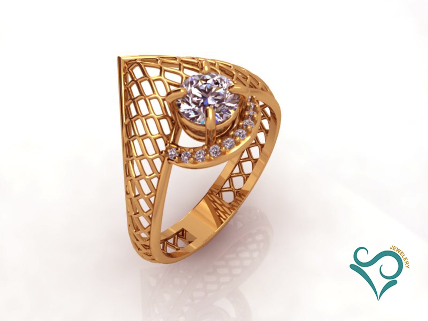 3D model modeler printing ring gold - TurboSquid 1336338