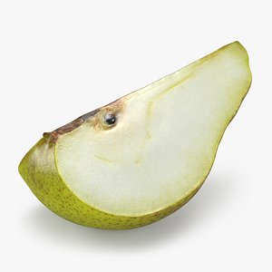 Pear Slice 3D model