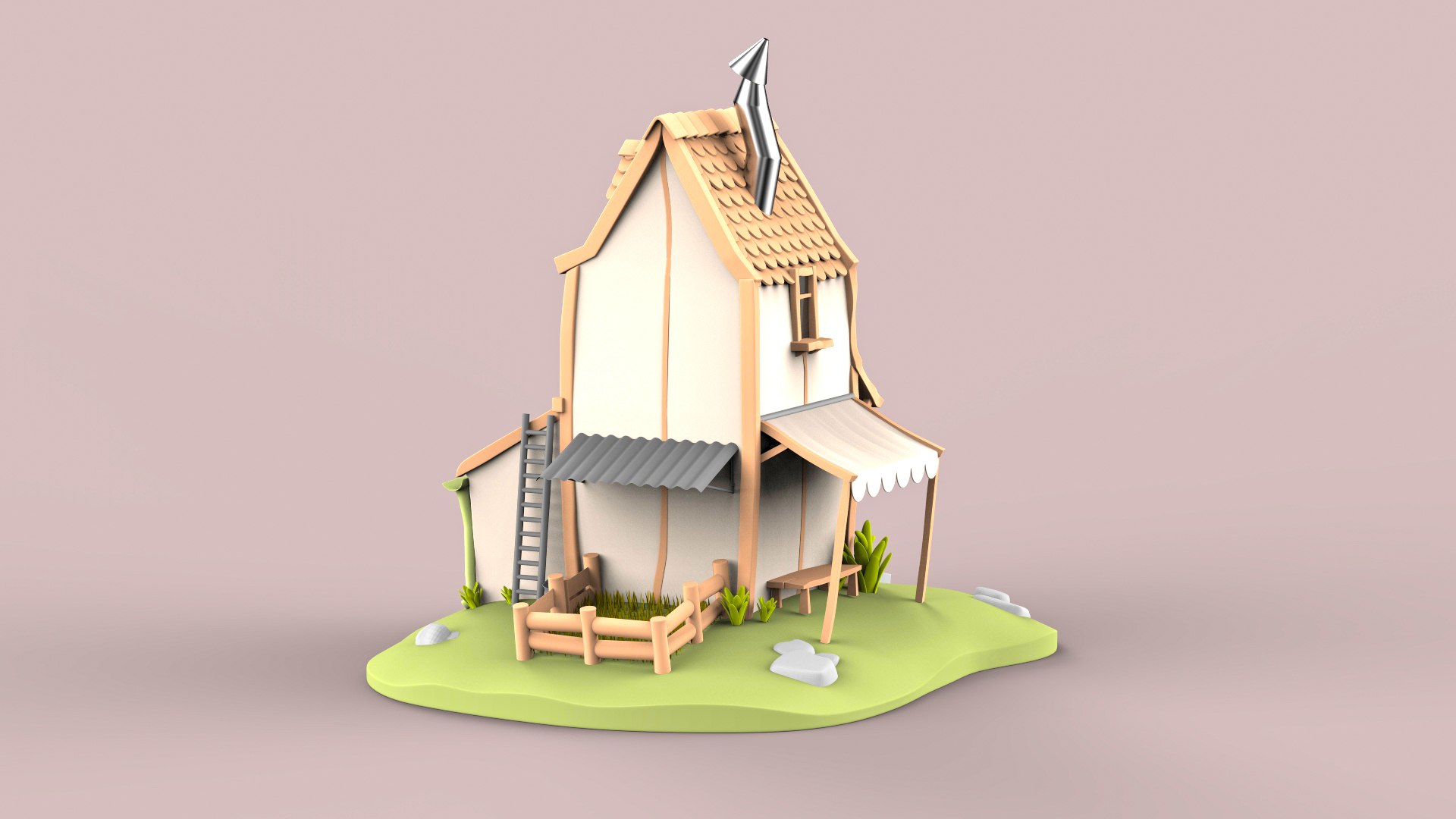 Cartoon House Stylized 3D model https://p.turbosquid.com/ts-thumb/87/YThUjk/4m/untitled.7797/jpg/1711634832/1920x1080/fit_q87/abf64aebba618fbcce232c22a8504fd2c8858d6c/untitled.7797.jpg