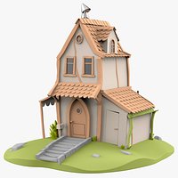 Cartoon House Stylized