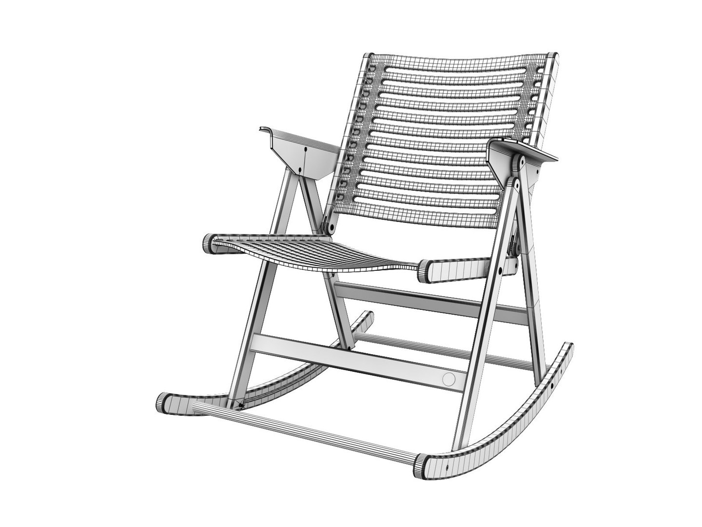 Rex rocking chair 3D model - TurboSquid 1308825