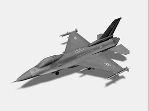 3d f-16 fighter jet model