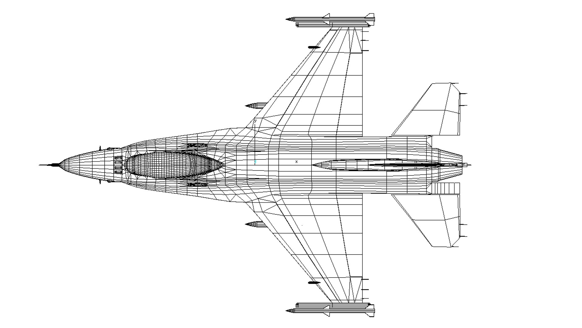 3d F16 Fighter Jet Model