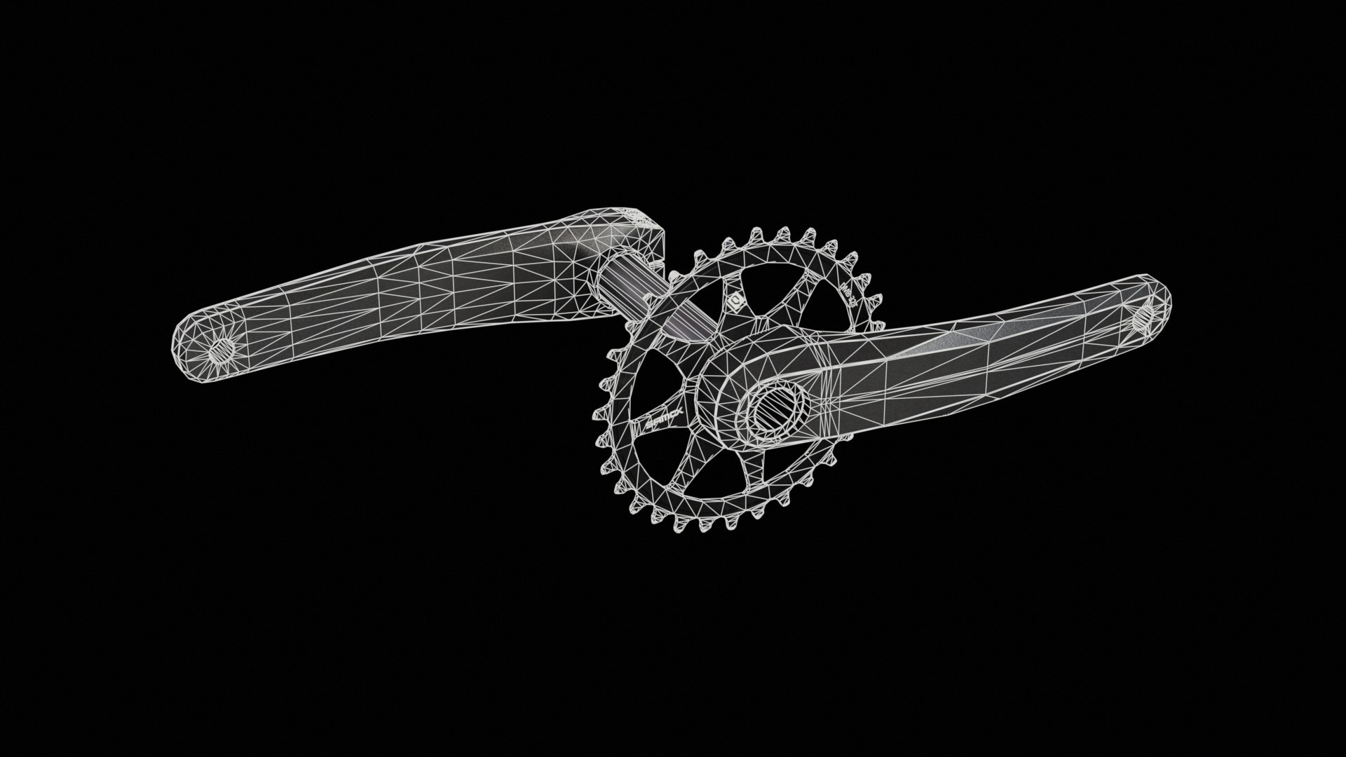 Mountain Bike drivetrain 3D TurboSquid 2142773