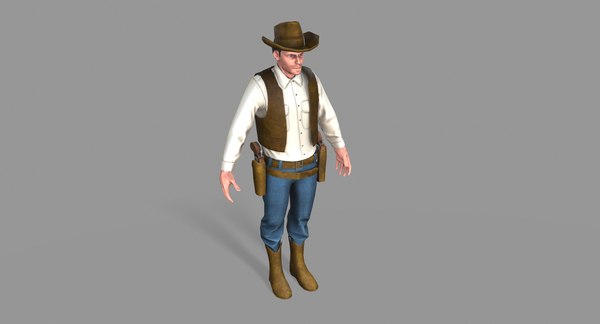 Unity cowboy 3D model - TurboSquid 1333310