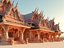 Red Temple Pagoda Ultra HD
