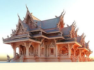 temple ultra hd 3D model
