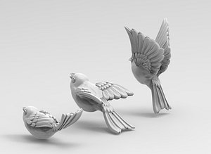 3D model birds
