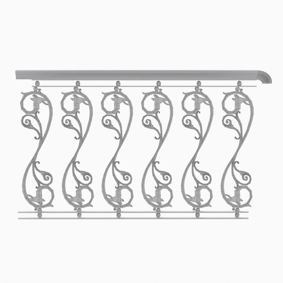 Iron Fencing Dragon 3D Model - TurboSquid 1317799