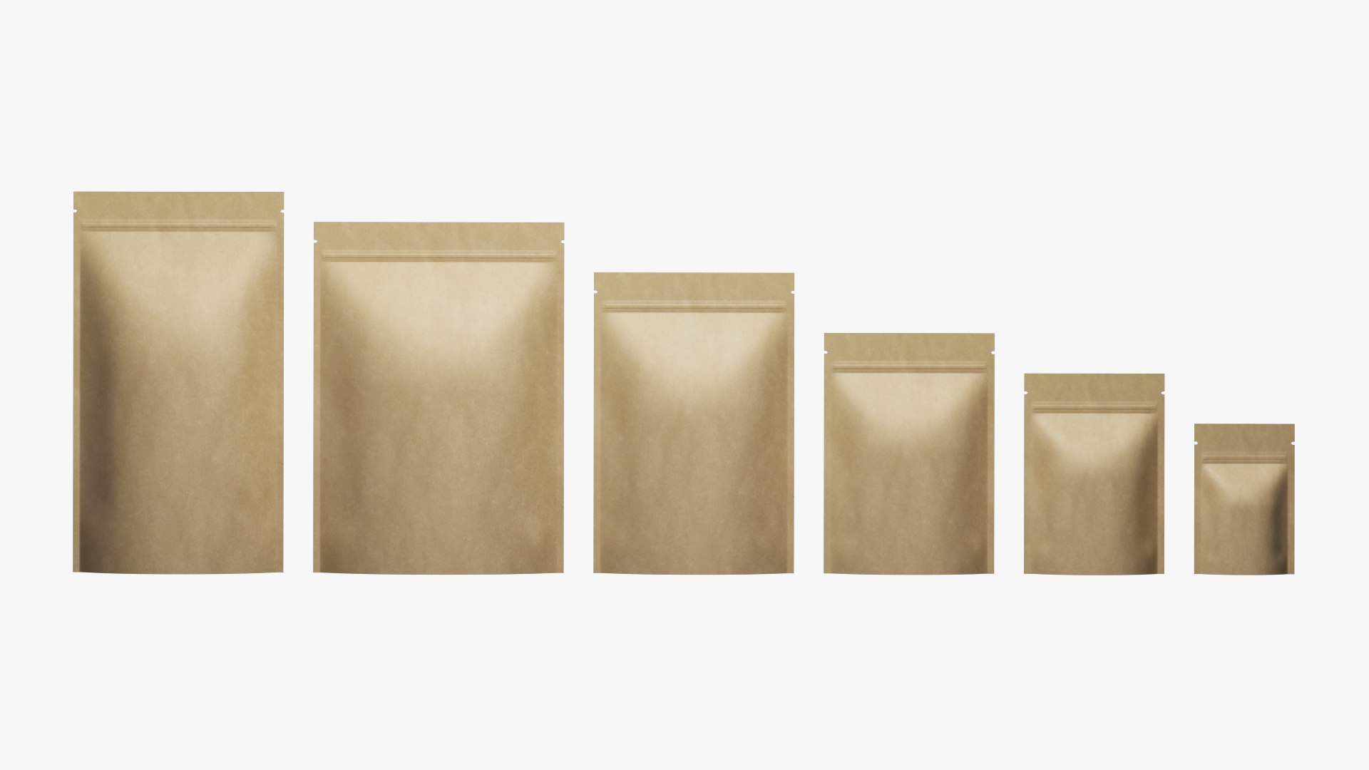 Paper Packaging Set Model - TurboSquid 1497515