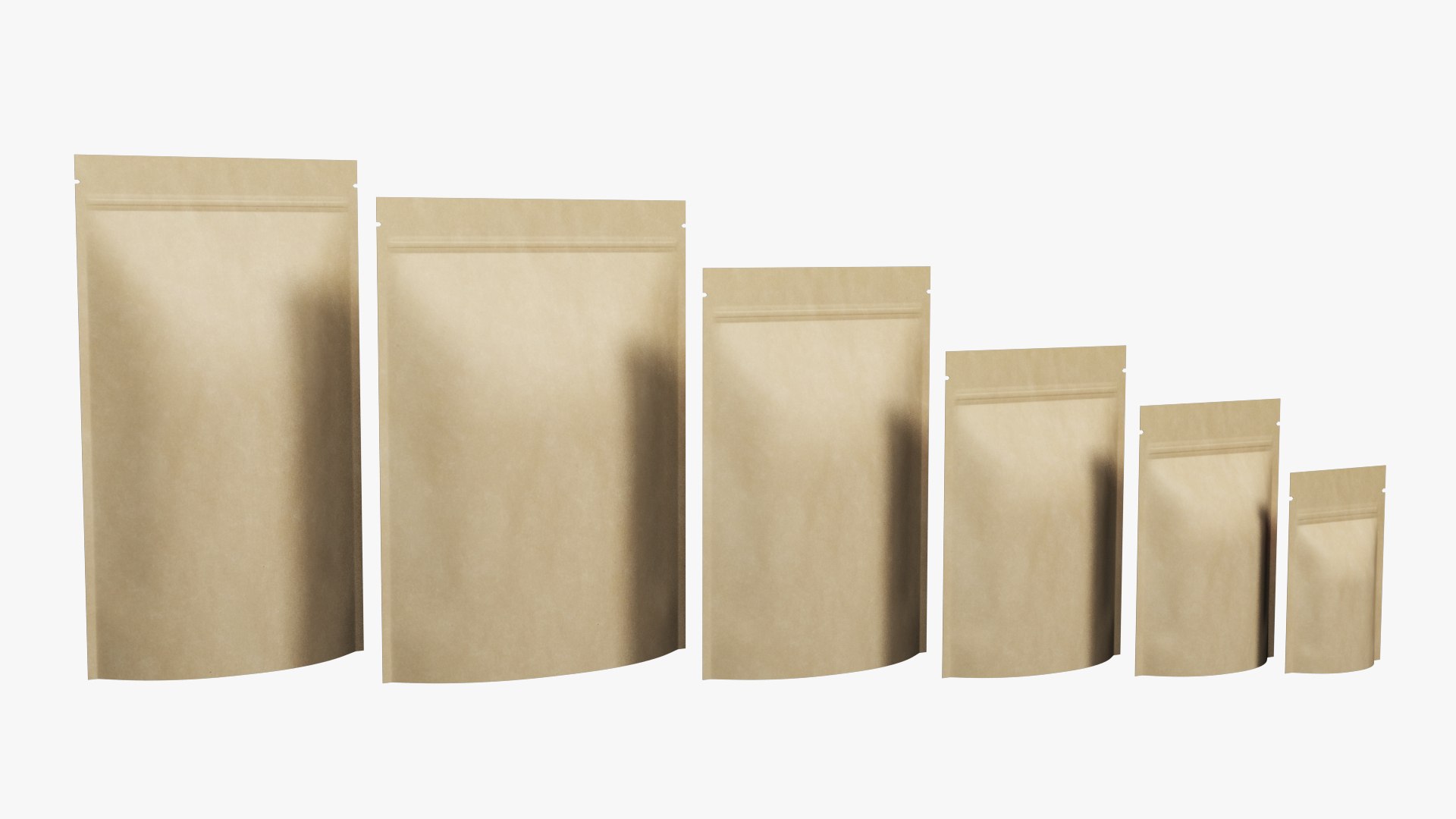 Paper Packaging Set Model - TurboSquid 1497515