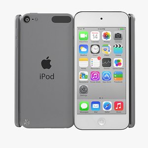 iPod Touch Silver 3D Model