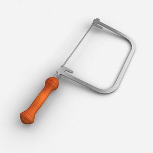 3d model woodworkers coping saw