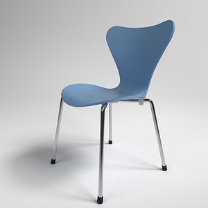 3D model interior fritz hansen series 7