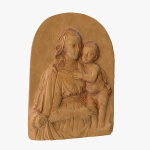 Madonna And Child Frieze