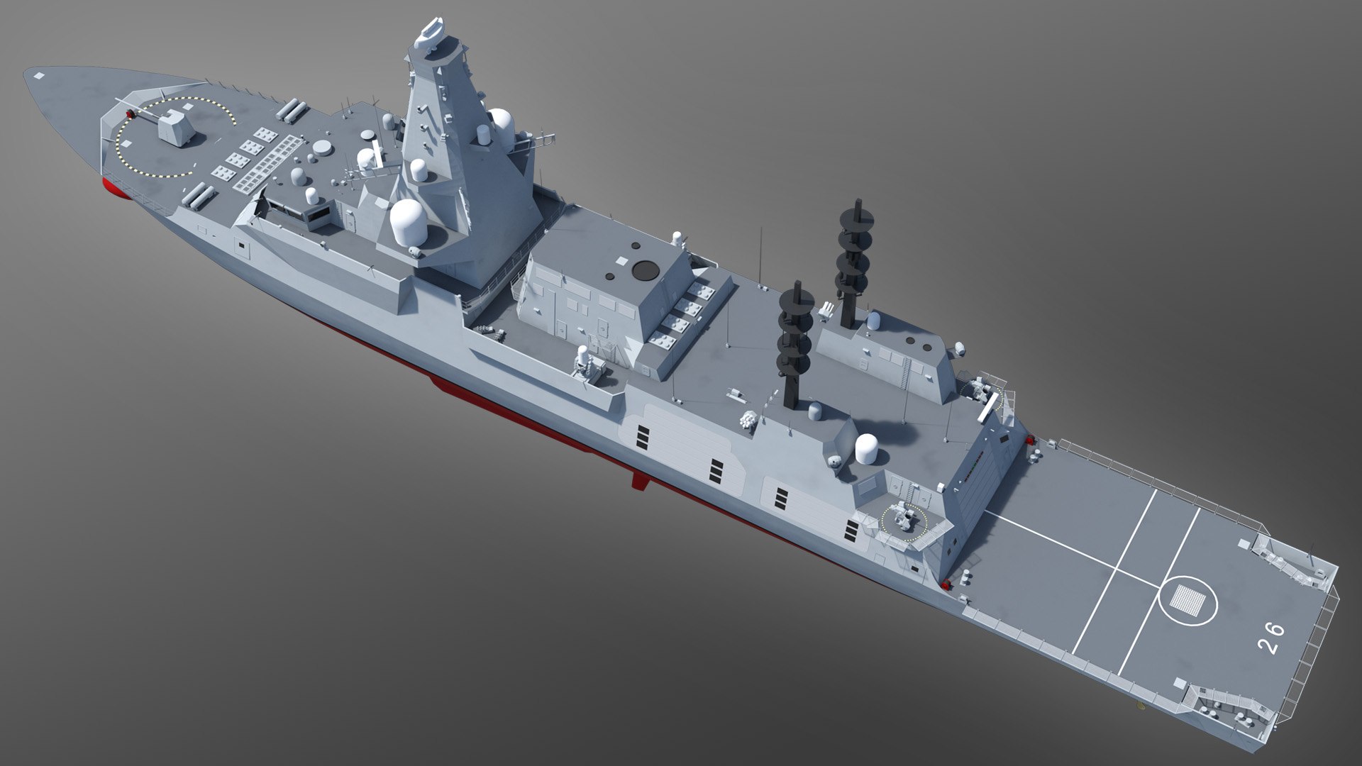 3D Type 26 Global Combat Ship Model - TurboSquid 1551706