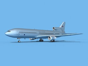 3D lockheed l-1011-10 air model