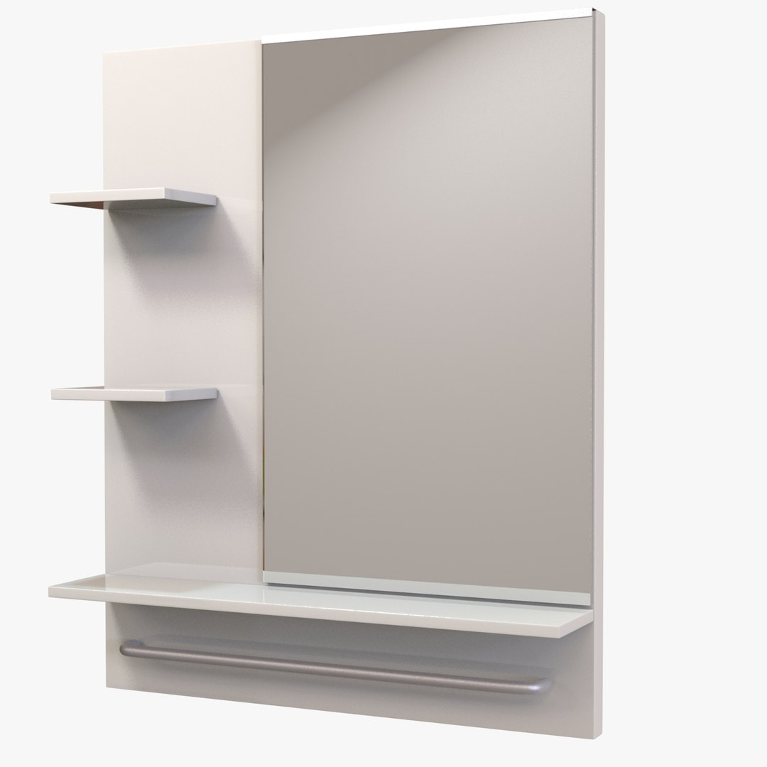 Modern Bathroom Mirror 3d Model