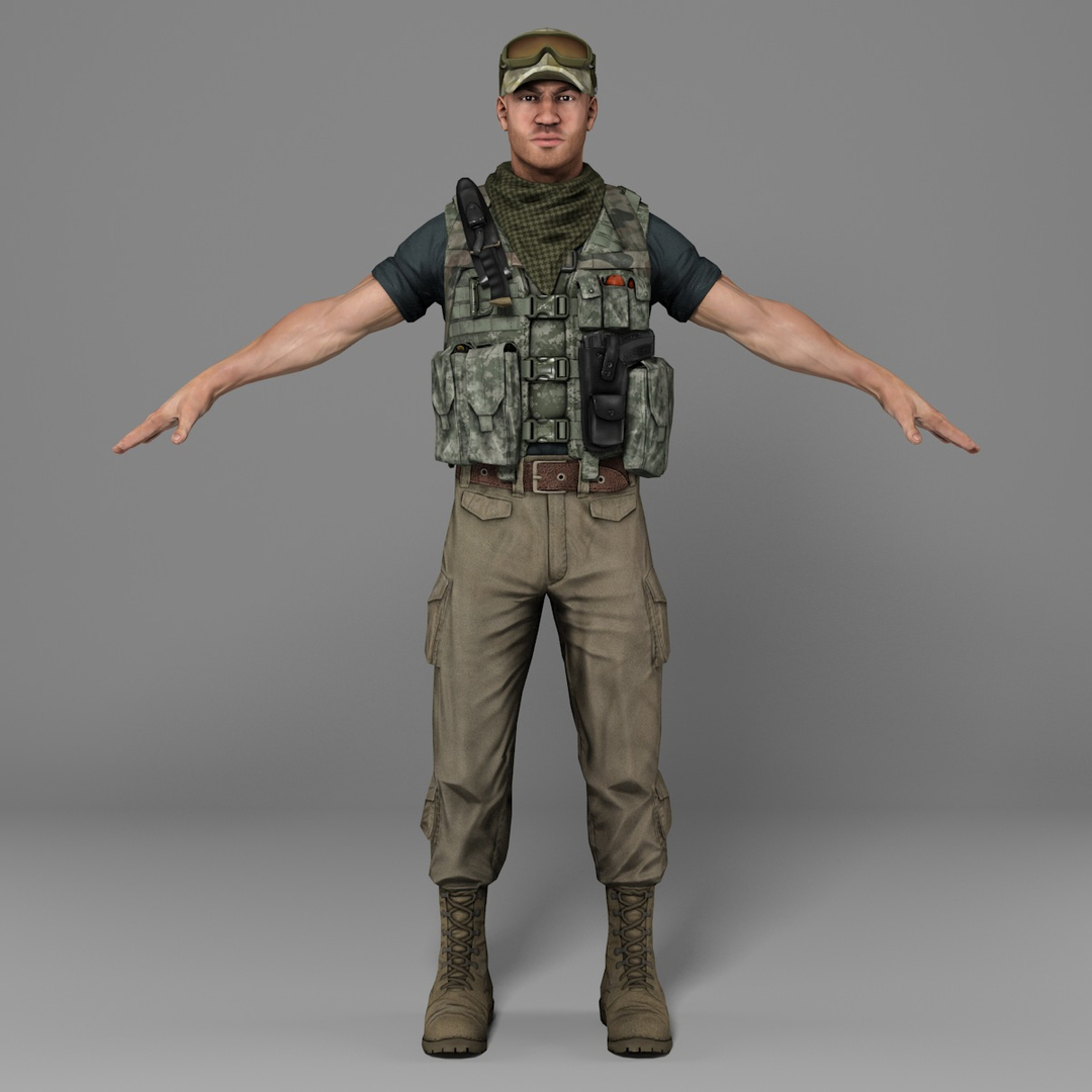 3d Soldier Mercenary