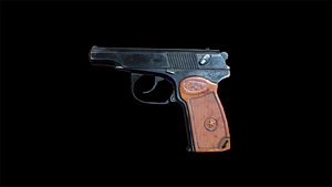 pistol makarov weapons 3d model