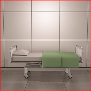 hospital bed 3d max