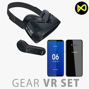 3D samsung gear vr 2017 model