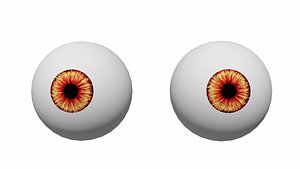 3D eyes wit iris model