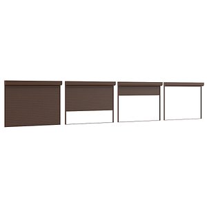 roller shutters 3d model