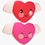 Corazones Rellenos Con Alas Set