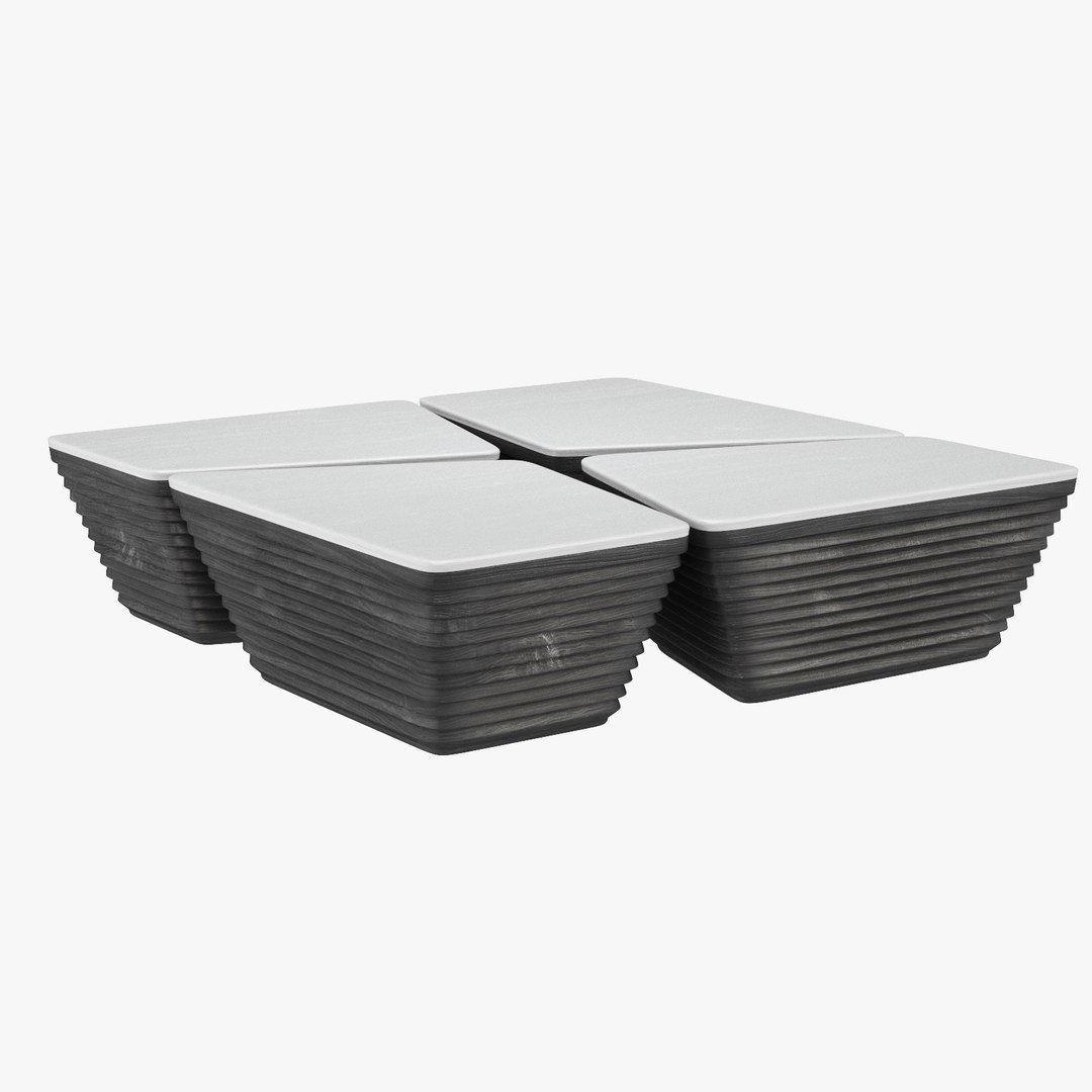 3d model stone table design