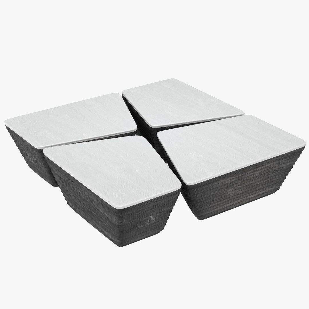 3d model stone table design