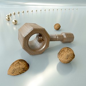 3d nutcracker nuts