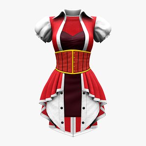 Red Witch Cosplay Uniform Costume