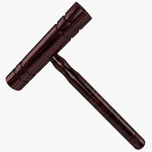 3ds max wooden mallet wood