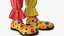 3D model Clown Costume with Shoes v 6