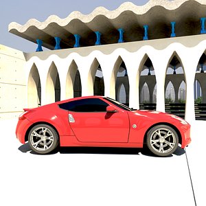 nissan 370z fairlady car obj