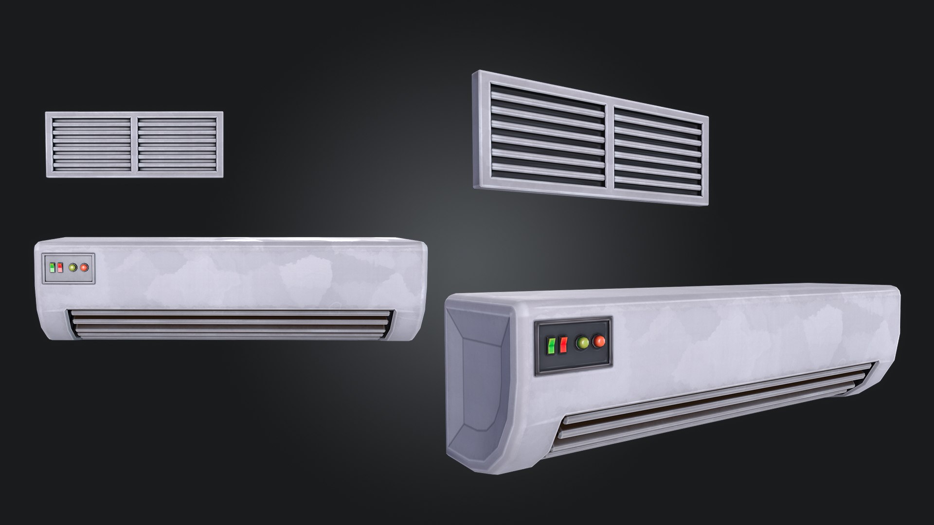 3D Air Conditioning Model - TurboSquid 2174569
