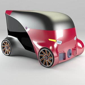3D model compact car 12