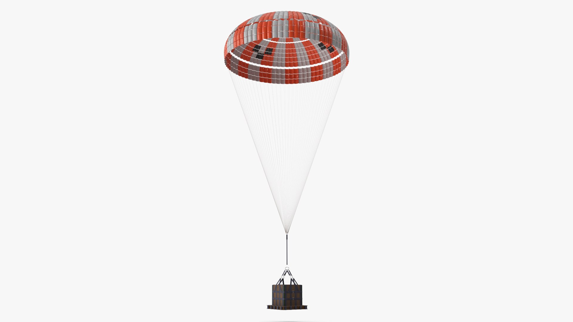 Elevating Parachute System Single for NASA Cargo 3D model preview